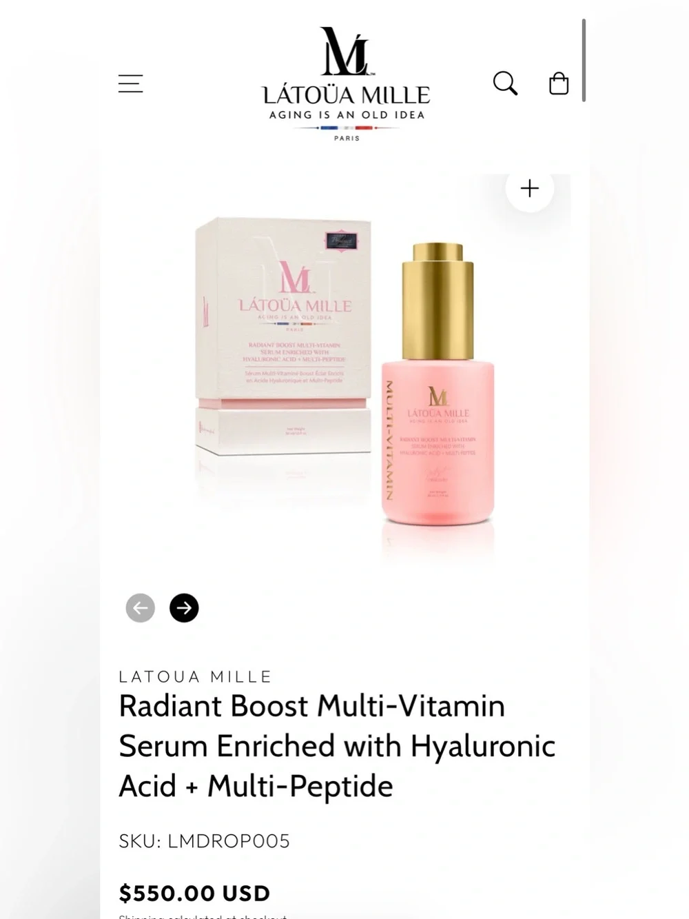 *NEW*1oz*Radiant* Boost Multi-Vitamin Serum